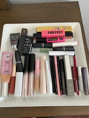 Mixed Women’s Lipstick & Lip Products Set - Neutral Pink, Red & Nude Shades